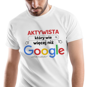 T-Shirt Męski Dla Aktywisty Koszulka L Prezent