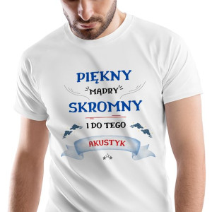 T-Shirt Męski Dla Akustyka Koszulka M Prezent