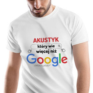 T-Shirt Męski Dla Akustyka Koszulka M Prezent