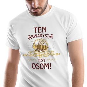 T-Shirt Męski Dla Akwarysty Koszulka L Prezent