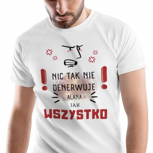 T-Shirt Męski Dla Alana Koszulka L Prezent