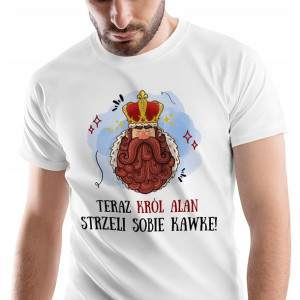 T-Shirt Męski Dla Alana Koszulka L Prezent
