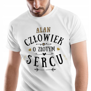 T-Shirt Męski Dla Alana Koszulka S Prezent