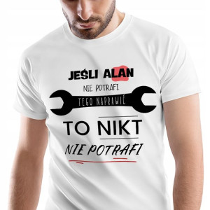 T-Shirt Męski Dla Alana Koszulka XXL Prezent