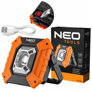 Neo Lampa Naświetlacz Bateryjny Led Cob 750lm 10w