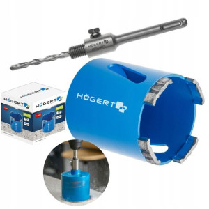 Hogert Otwornica Diamentowa 68mm + Adapter Sds+