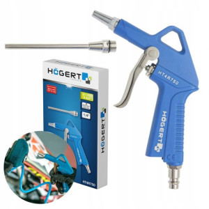 Hogert Ht4r750 Pistolet Do Przedmuchiwania 2 Dysze