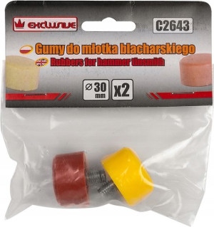 C2643 Wymienne Gumy Do Młotka Blacharskiego 30mm