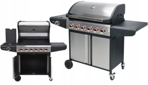 Grill Gazowy 18,2kw 7 Palników Stal Nierdzewna