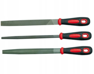 Zestaw Pilników Do Metalu 200mm Kpl. 3szt. Vorel