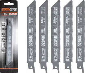 Brzeszczot Do Piły Szablastej 150mm Metal 5szt.