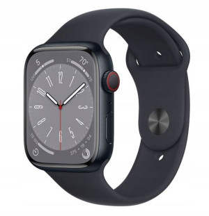 Apple Watch 8 45mm GPS+Cellular Midnight, GW Apple