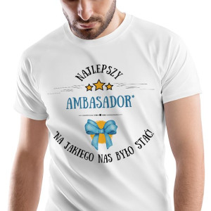 T-Shirt Męski Dla Ambasadora Koszulka XXL Prezent