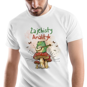 T-Shirt Męski Dla Analityka Koszulka XXL Prezent