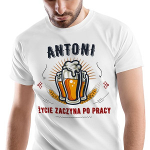 T-Shirt Męski Dla Antoniego Koszulka M Prezent