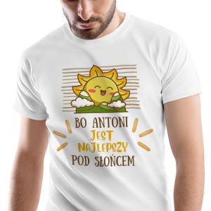 T-Shirt Męski Dla Antoniego Koszulka M Prezent