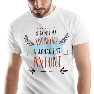 T-Shirt Męski Dla Antoniego Koszulka S Prezent