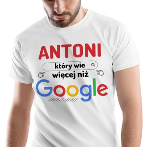 T-Shirt Męski Dla Antoniego Koszulka XXL Prezent