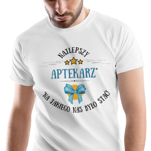 T-Shirt Męski Dla Aptekarza Koszulka L Prezent