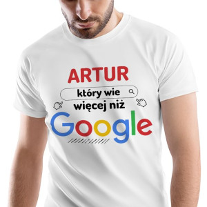 T-Shirt Męski Dla Artura Koszulka XL Prezent