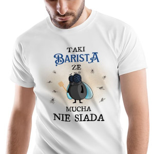 T-Shirt Męski Dla Baristy Koszulka M Prezent
