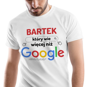 T-Shirt Męski Dla Bartka Koszulka L Prezent