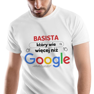 T-Shirt Męski Dla Basisty Koszulka XXL Prezent