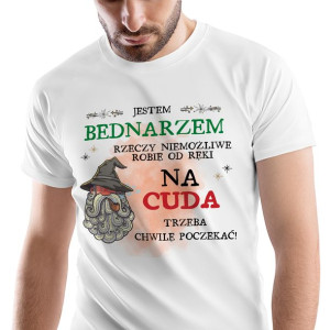 T-Shirt Męski Dla Bedrza Koszulka L Prezent