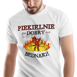 T-Shirt Męski Dla Bedrza Koszulka L Prezent
