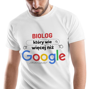 T-Shirt Męski Dla Biologa Koszulka S Prezent