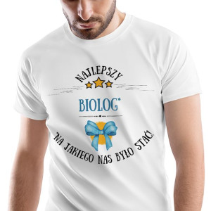 T-Shirt Męski Dla Biologa Koszulka XL Prezent