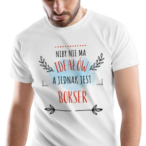 T-Shirt Męski Dla Boksera Koszulka XL Prezent