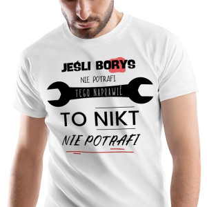 T-Shirt Męski Dla Borysa Koszulka M Prezent