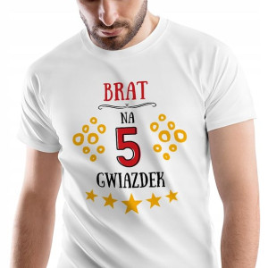 T-Shirt Męski Dla Brata Koszulka L Prezent