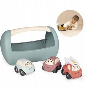 Little Smoby Skrzyneczka Z 3 Samochodzikami 12m+