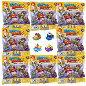 Super Zings 4 Blaster Jet Zestaw Pojazd Figurka X8