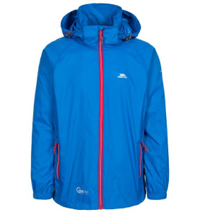 Lekka kurtka przeciwdeszczowa unisex Trespass QIKPAC X niebieska S