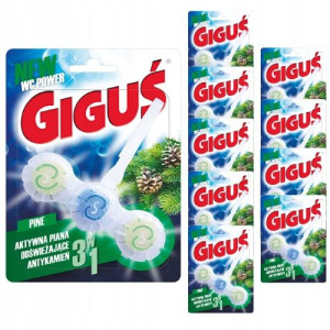 Zawieszka do muszli WC Giguś kulka Pine PAKIET