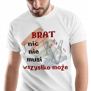 T-Shirt Męski Dla Brata Koszulka XXL Prezent
