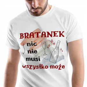 T-Shirt Męski Dla Bratanka Koszulka M Prezent