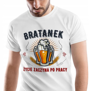 T-Shirt Męski Dla Bratanka Koszulka M Prezent