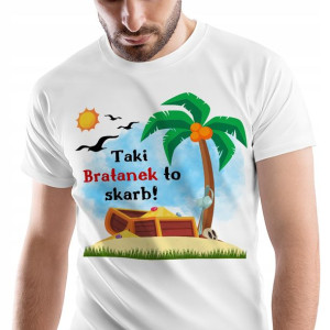 T-Shirt Męski Dla Bratanka Koszulka XL Prezent