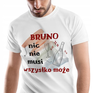 T-Shirt Męski Dla Bruna Koszulka S Prezent