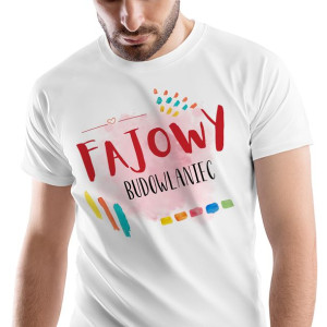 T-Shirt Męski Dla Budowlańca Koszulka M Prezent