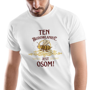 T-Shirt Męski dla Budowlańca na Urodziny XL