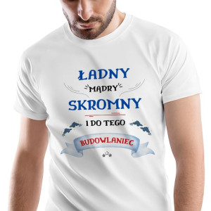 T-Shirt Męski dla Budowlańca Urodziny XXL Prezent