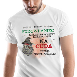 T-Shirt Męski dla Budowlańca Urodziny XXL Prezent