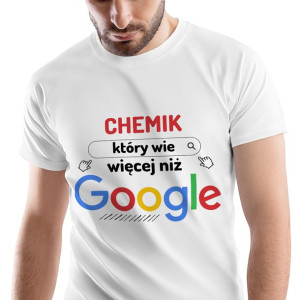 T-Shirt Męski Dla Chemika Koszulka XXL Prezent