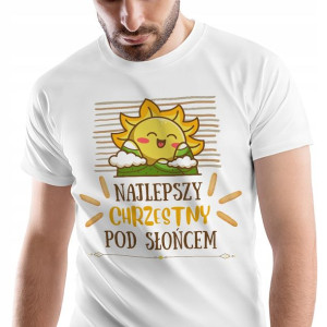 T-Shirt Męski Dla Chrzestnego Koszulka M Prezent