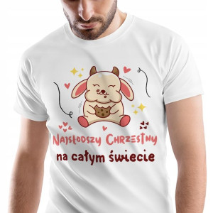 T-Shirt Męski Dla Chrzestnego Koszulka S Prezent